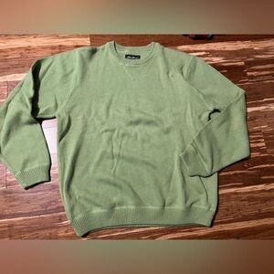 Eddie Bauer Men's Crewneck Sweater in Olive